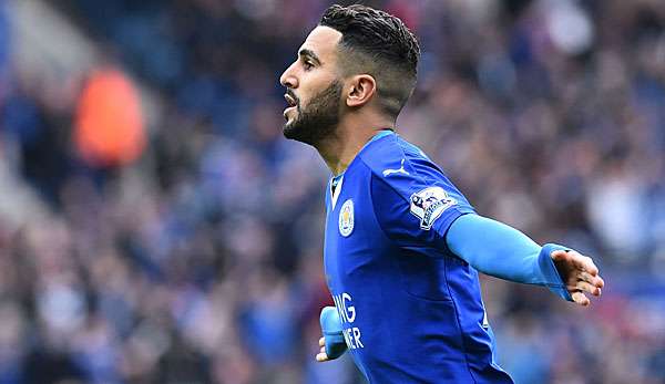 Riyad Mahrez wurde zu Englands Spieler des Jahres gewählt