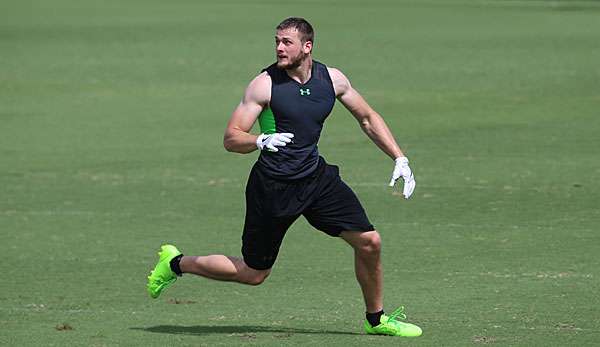 Moritz Böhringer beeindruckte bei seinem Pro Day und hatte anschließend mehrere Team-Visits