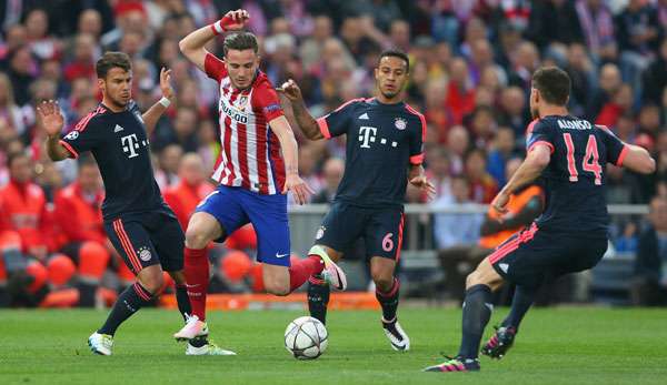 Kein Bayern-Spieler nahm vor dem 0:1 den Zweikampf mit Saul Niguez an