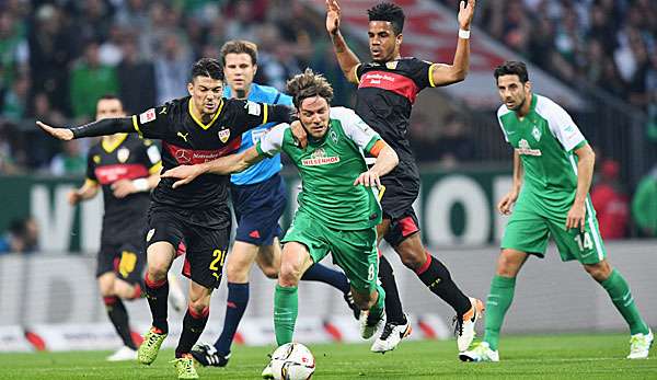 Federico Barba (l.) im Zweikampf mit Clemens Fritz 