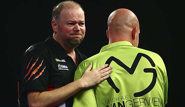 Das Duell der Niederländer konnte Michael van Gerwen für sich entscheiden