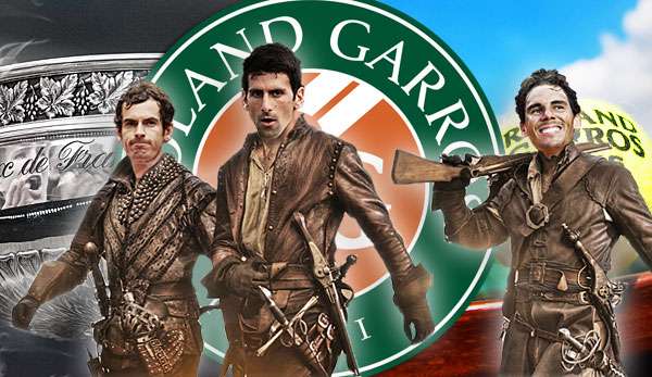 Sind scharf auf den Titel: Andy Murray, Novak Djokovic und Rafael Nadal
