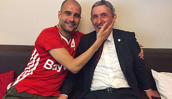 Pep Guardiola war zum letzten Mal im Audi Dome zu Gast 