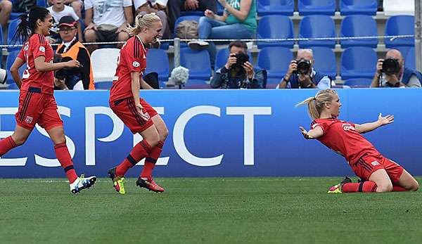 Olympique Lyon konnte schon früh das Tor von Ada Hegerberg feiern