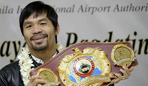 Manny Pacquiao verlor seinen Kampf gegen Floyd Mayweather nach Punkten