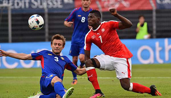 Breel Embolo schoss vergangene Saison 10 Tore für Basel in der Liga