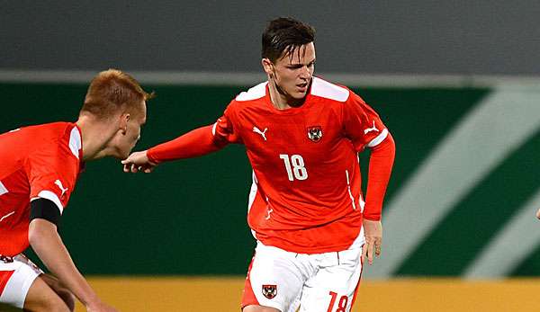 Martin Rasner spielt auch für die U21 von Österreich