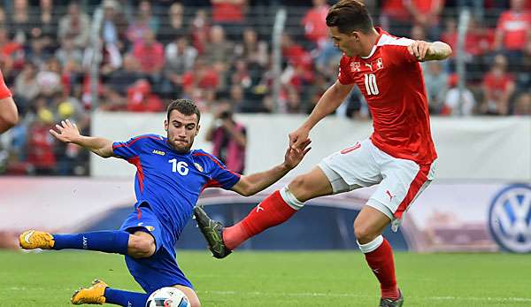 Granit Xhaka ist im schweizer Mittelfeld gesetzt