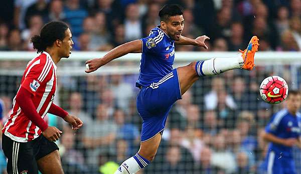 Radamel Falcao kam nur auf zehn Einsätze für den FC Chelsea