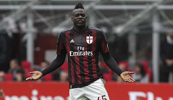 Mario Balotelli machte 20 Spiele für Milan in der vergangene Saison