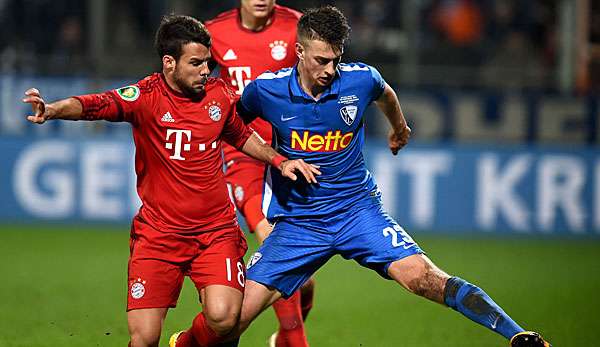 Janik Haberer im Pokal-Duell gegen den FC Bayern München