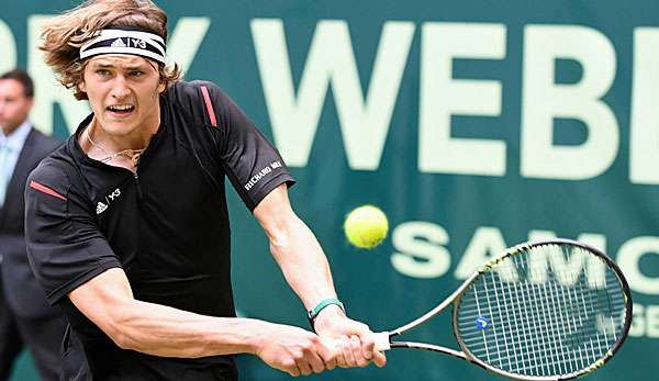 Alexander Zverev will sich in Halle mit einem Sieg gegen Mayer zum Champion krönen