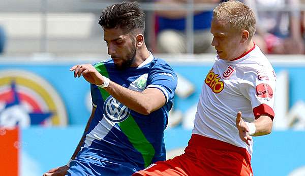 Hilal El-Helwe (l.) spielte eine starke Saison beim VfL Wolfsburg II