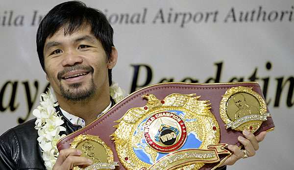 Manny Pacquiao könnte demnächst wieder in den Ring steigen