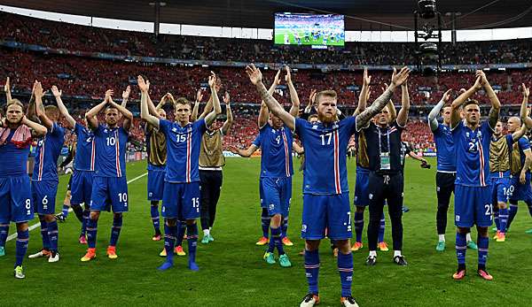 Für die Isländer ist die EM mit dem Erreichen des Achtelfinals bereits ein großer Erfolg