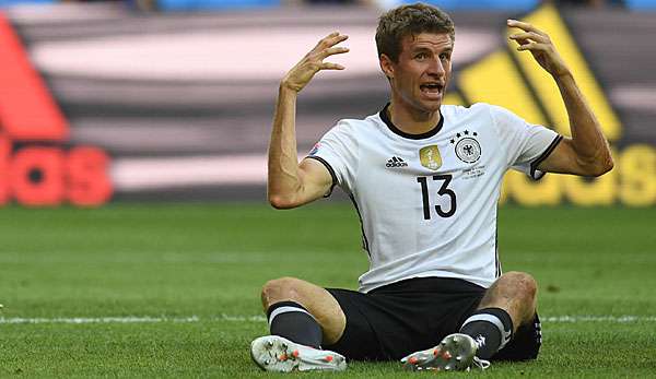 Thomas Müller wartet noch immer auf sein erstes Tor bei einer EM