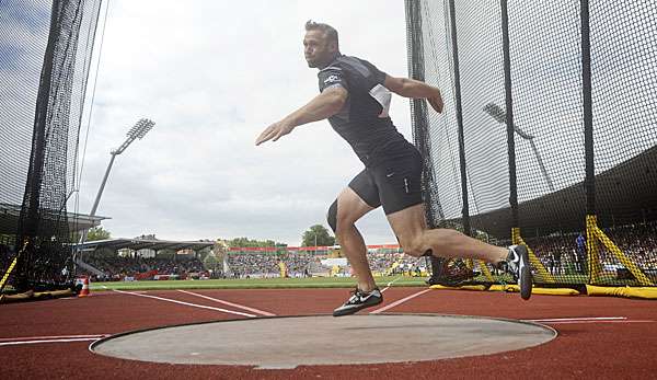 Robert Harting geht als Titelverteidiger im Diskus an den Start