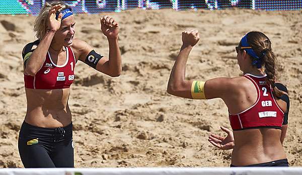 Laura Ludwig und Kira Walkenhorst sind amtierende Europameisterinnen