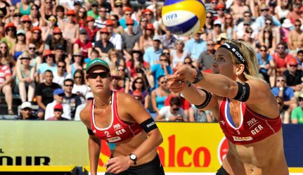 Kira Walkenhorst und Laura Ludwig gewinnen das kleine Finale von Gstaad