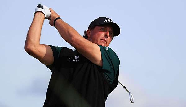 Phil Mickelson überragte am Donnerstag mit einer 63er-Runde zum Auftakt der British Open