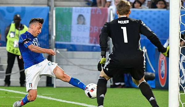 Emanuele Giaccherini konnte Italiens EM-Aus gegen Deutschland nicht verhindern