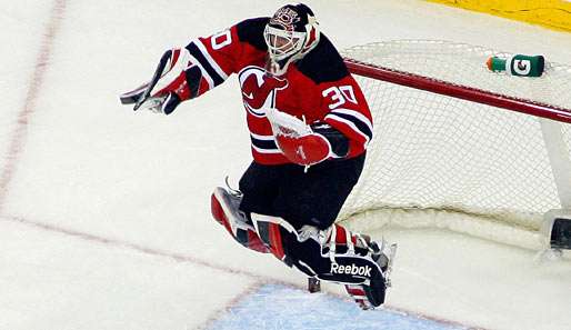 Martin Brodeur gewann 1995, 2000, 2003 den Stanley-Cup, 2002 holte er Olympia-Gold 