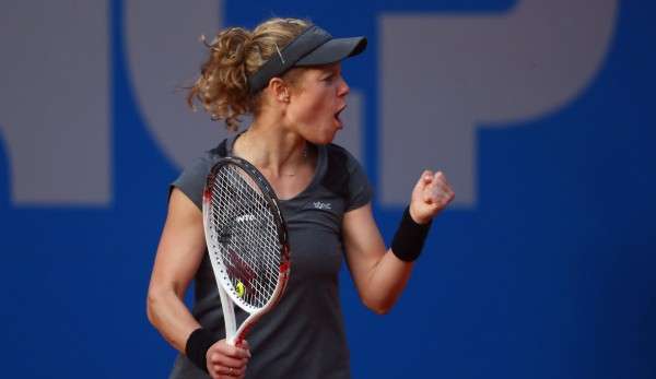 Durch eine Aufgabe ihrer deutschen Gegnerin zieht Siegemund ins Finale ein