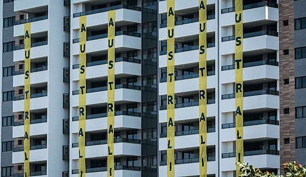Im olympischem Dorf, genauer im Gebäude der Australier, gab es einen Brand 