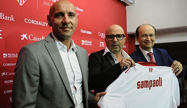 Monchi (l.) gilt als einer der erfolgreichsten Sportdirektoren im Fußballgeschäft