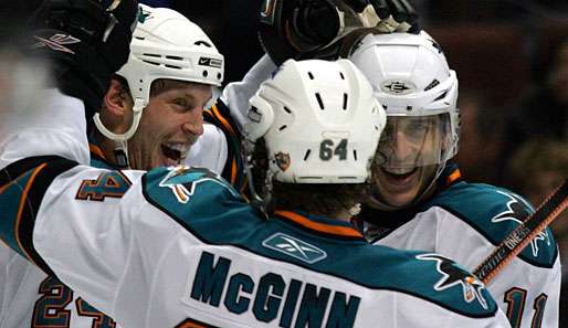 Die San Jose Sharks haben nach dem Sieg im Penaltyschießen wieder Platz eins im Westen im Visier