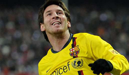 Der Argentinier Lionel Messi gewann 2006 die Champions League mit dem FC Barcelona.