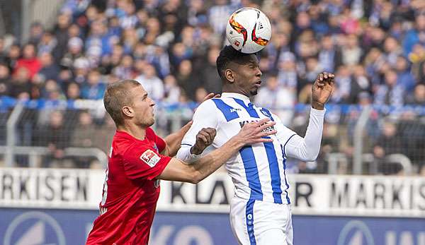 Timo Beermann (l.) kam letzte Saison auf 17 Einsätze für Heidenheim