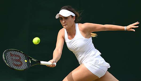 Gabriella Taylor musste im Viertelfinale von Wimbledon aufgeben