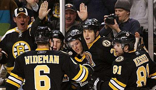Jubel bei den Boston Bruins