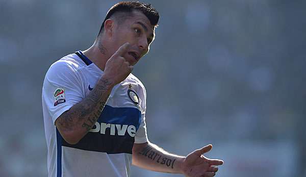 Gary Medel steht bei Inter noch bis 2018 unter Vertrag
