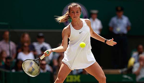Annika Beck war gegen Halep chancenlos