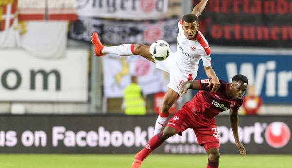 Kevin Akpoguma traf mit Fortuna Düsseldorf auf den 1. FC Kaiserslautern