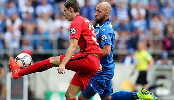 Neuzugang Branimir Hrgota erzielte in Magdeburg die Führung für die Eintracht