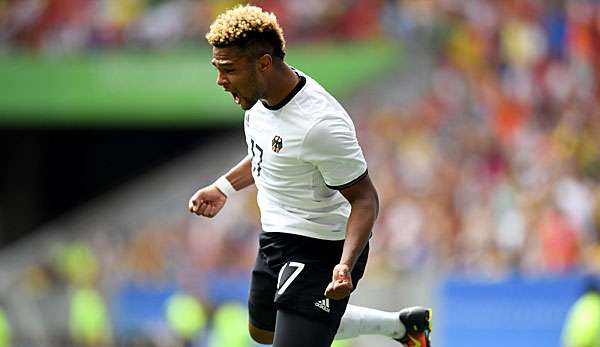 Serge Gnabry machte in Rio mit starken Leistungen auf sich aufmerksam