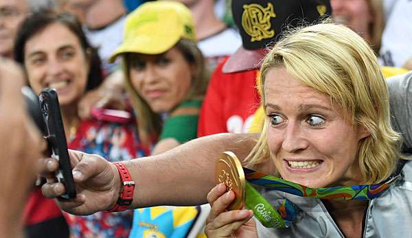 Saskia Bartusiak verabschiedet sich mit der Goldmedaille aus dem Nationalteam