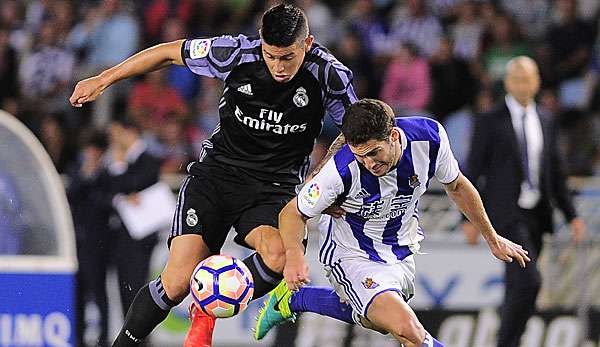 James Rodriguez wurde gegen Real Sociedad nur eingewechselt