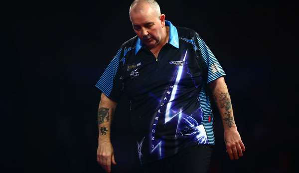 Phil Taylor schied trotz guter Leistung gegen Corey Cadby aus
