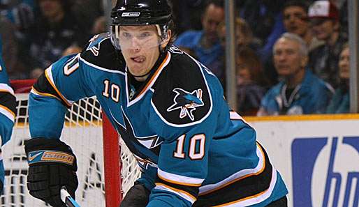 Sharks-Verteidiger Christian Ehrhoff verbuchte gegen die Predators einen Assist
