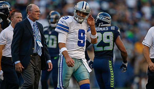 Tony Romo verletzte sich in der Preseason erneut - und fällt wieder mal lange aus