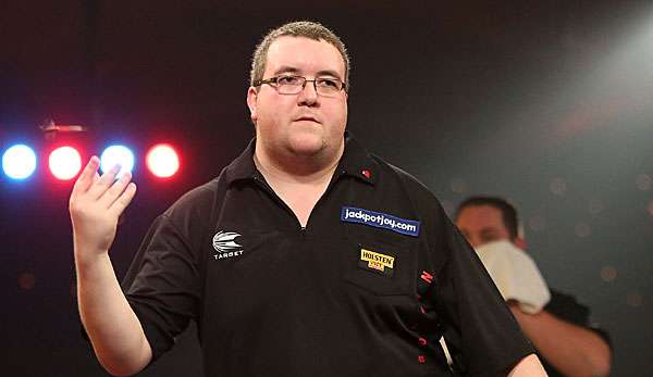 Stephen Bunting kam in Riesa überraschend deutlich unter die Räder