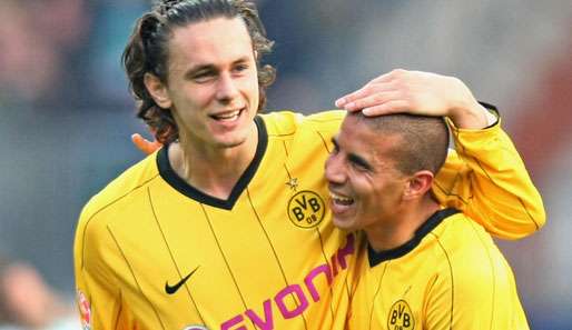 Bald weg aus Dortmund? Subotic (l.) und Zidan sind in Italien und England sehr begehrt