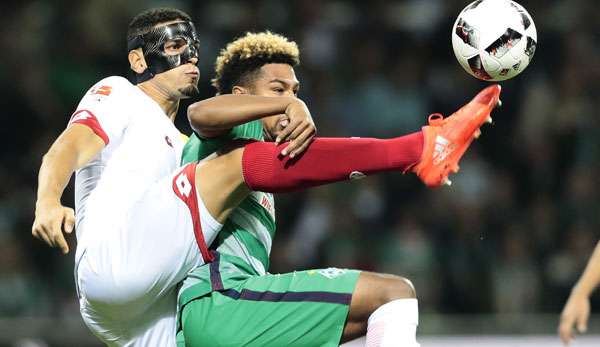 Serge Gnabry stand bei SV Werder im ersten Spiel nach Skripnik in der Startelf