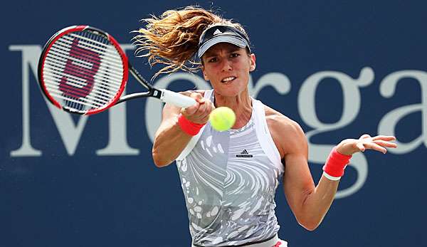 Andrea Petkovic gab im Auftaktspiel des WTA-Turniers in Tokio auf