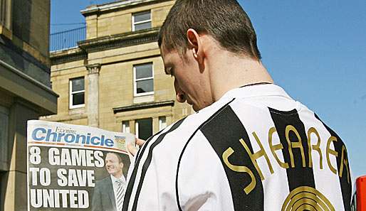 Die Fans von Newcastle United sind mit Alan Shearer als Teammanager zufrieden 