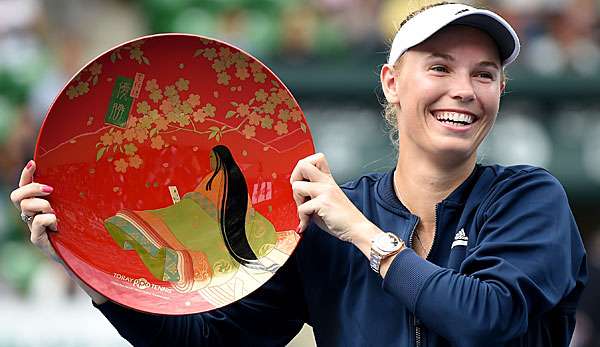 Caroline Wozniacki hat das WTA-Turnier in Tokio gewonnen